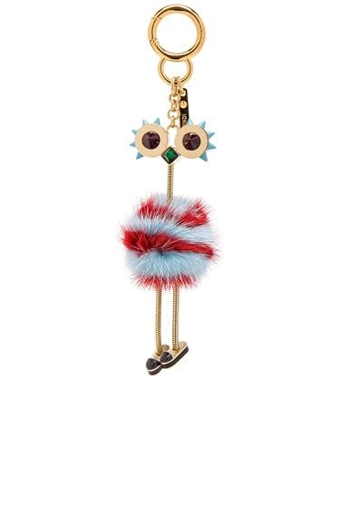 fendi ostrich bag charm|Nano Baguette Charm .